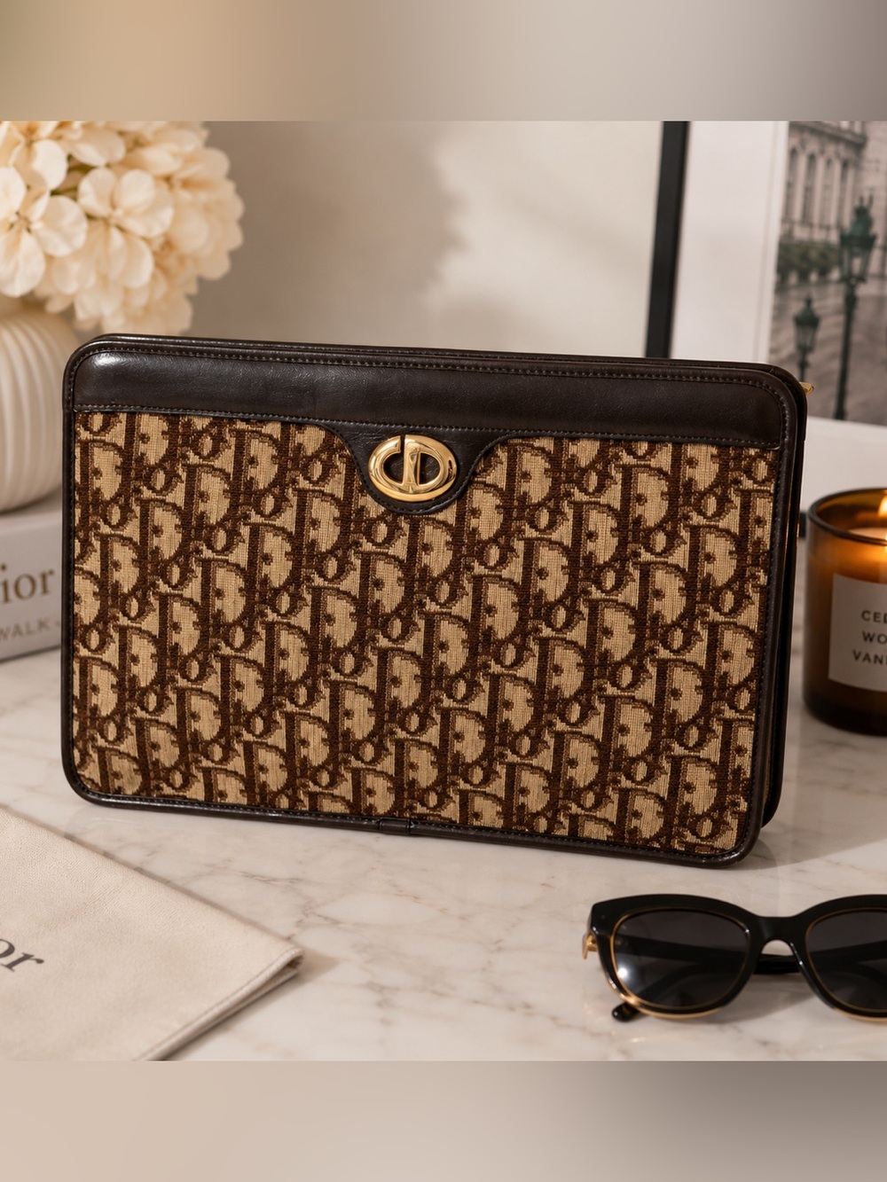 Christian Dior Trotter Clutch - Picture 1 of 8
